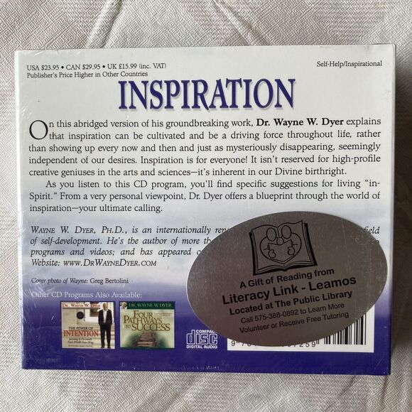 Dr. Wayne Dyer - Inspiration: Your Ultimate Calling 4-CD Set BRAND NEW Self-Help - Picture 2 of 3